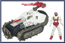 Ice Cutter (with Snow Serpent Officer) from G.I. Joe - Pursuit of Cobra - Vehicles manufactured by Hasbro [Loose]