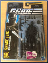 Snake Eyes from G.I. Joe - Pursuit of Cobra - Basic Series manufactured by Hasbro [Front]