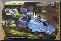Ice Dagger (with Frostbite) from G.I. Joe - Rise of Cobra - Vehicles - Bravo manufactured by Hasbro [Back]