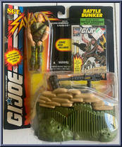 Battle Bunker (with Battle Command Sgt. Savage) from G.I. Joe - Sgt. Savage - Playsets manufactured by Hasbro [Front]
