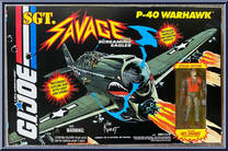 P-40 Warhawk (with Sgt. Savage) Action Figure