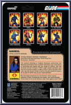 Baroness from G.I. Joe - ReAction Figures manufactured by Super7 [Back]