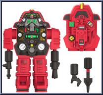 Battle Armor S.N.A.K.E. (Crimson) from G.I. Joe - Super Cyborg manufactured by Super7 [Loose]