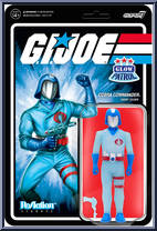 Cobra Commander (Glow Patrol) from G.I. Joe - ReAction Figures manufactured by Super7 [Front]