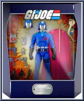 Cobra Commander from G.I. Joe - Ultimates manufactured by Super7 [Front]