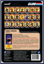 Cobra Trooper (Female) from G.I. Joe - ReAction Figures manufactured by Super7 [Back]