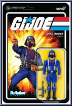 Cobra Trooper (Male) from G.I. Joe - ReAction Figures manufactured by Super7 [Front]