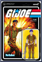 Flint from G.I. Joe - ReAction Figures manufactured by Super7 [Front]