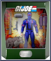 Snake Eyes from G.I. Joe - Ultimates manufactured by Super7 [Front]