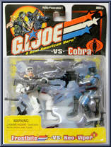 Frostbite vs. Neo-Viper from G.I. Joe vs. Cobra - Basic Series manufactured by Hasbro [Front]