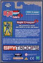Kamakura vs. Night Creeper from G.I. Joe vs. Cobra - Spy Troops manufactured by Hasbro [Back]