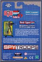 Red Spot vs. Cobra Coils from G.I. Joe vs. Cobra - Spy Troops manufactured by Hasbro [Back]