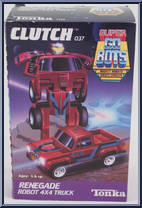 Clutch from Go-Bots - Super Go-Bots manufactured by Tonka [Front]