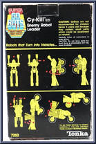 Cy-Kill from Go-Bots - Super Go-Bots manufactured by Tonka [Back]