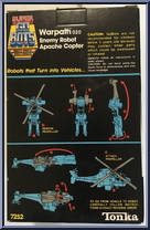 Warpath from Go-Bots - Super Go-Bots manufactured by Tonka [Back]
