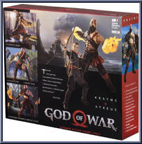 Kratos & Atreud from God of War - Ultimate manufactured by Neca [Back]