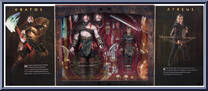 Kratos & Atreud from God of War - Ultimate manufactured by Neca [Front]