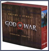 Kratos & Atreud from God of War - Ultimate manufactured by Neca [Front]