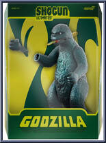 Shogun Godzilla (Green Matallic Hawaii) from Godzilla - Ultimates manufactured by Super7 [Front]