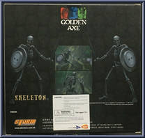 Skeleton Soldier (Black) (2-Pack) from Golden Axe - Basic Series manufactured by Storm Collectibles [Back]