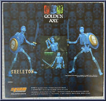 Skeleton Soldier (Blue) (2-Pack) from Golden Axe - Basic Series manufactured by Storm Collectibles [Back]