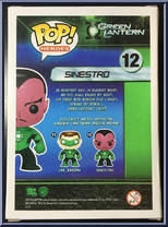 Sinestro (Metallic) from Green Lantern - Pop! Vinyl Figures manufactured by Funko [Back]