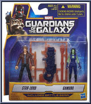 Star-Lord / Gamora from Guardians of the Galaxy - Basic Series manufactured by Hasbro [Front]