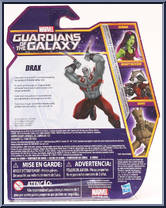 Drax from Guardians of the Galaxy - Animated - Basic Series manufactured by Hasbro [Back]