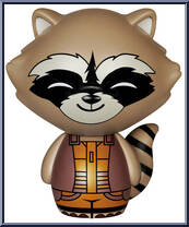 Rocket Raccoon from Guardians of the Galaxy - Dorbz manufactured by Funko [Loose]