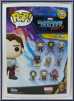 Star-Lord from Guardians of the Galaxy - Volume 2 - Pop! Vinyl Figures manufactured by Funko [Back]