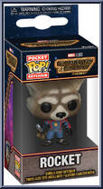 Rocket from Guardians of the Galaxy - Volume 3 - Pop! Keychains manufactured by Funko [Front]