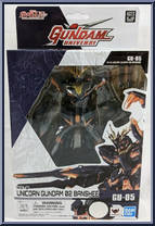 Unicorn Gundam 02 Banshee from Gundam Universe - Basic Series manufactured by Bandai [Front]