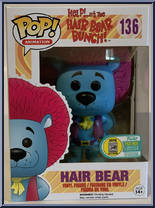 Hair Bear (Blue / Pink Hair) from Hair Bear Bunch - Pop! Vinyl Figures manufactured by Funko [Front]