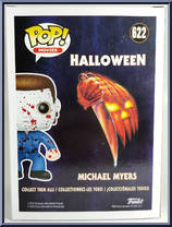 Michael Myers (Blood Splattered) from Halloween - Pop! Vinyl Figures manufactured by Funko [Back]