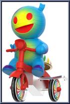 Mummy Boy (Blue with Red Trike) Action Figure
