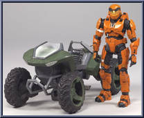 Mongoose (with Spartan Mark V Orange) Action Figure