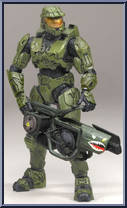 Red Team Leader / Master Chief from Halo 3 - Other manufactured by McFarlane [Loose]