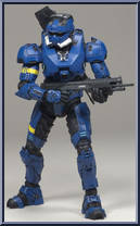 Spartan Soldier EOD (Blue) from Halo 3 - Series 2 - Multiplayer manufactured by McFarlane [Loose]