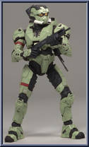 Spartan Soldier EOD (Olive) (Mass) from Halo 3 - Series 2 - Multiplayer manufactured by McFarlane [Loose]