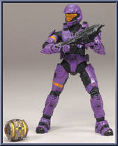 Spartan Soldier ODST (Violet) Action Figure