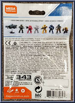 UNSC Spartan Recon (Yellow) from Halo - Blind Bags - A New Dawn manufactured by Mega Bloks [Back]