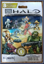 UNSC Flame Marine (Orange) from Halo - Blind Bags - Series  9 manufactured by Mega Bloks [Front]