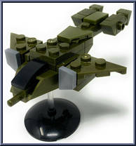 Pelican from Halo - Blind Bags - Series 12 - Halo Infinite 1 manufactured by Mega Bloks [Loose]