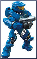 UNSC Spartan Mark VI (Blue) Action Figure