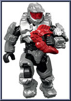 UNSC Spartan Mark VI Gen1 from Halo - Blind Bags - Warrior manufactured by Mega Bloks [Loose]