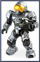 UNSC Spartan Security (Silver) from Halo - Blind Bags - Series  7 manufactured by Mega Bloks [Loose]