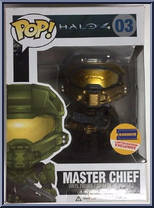 Master Chief (Gold) from Halo - Pop! Vinyl Figures manufactured by Funko [Front]