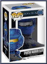 Spartan Warrior (Blue) from Halo - Pop! Vinyl Figures manufactured by Funko [Front]