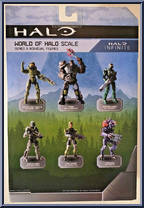 Spartan Buck (with Assault Rifle) from Halo Infinite - Series 6 manufactured by Jazwares [Back]