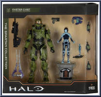 Master Chief with The Weapon + Accessories from Halo Infinite - Series 5 - Spartan Collection manufactured by Jazwares [Front]